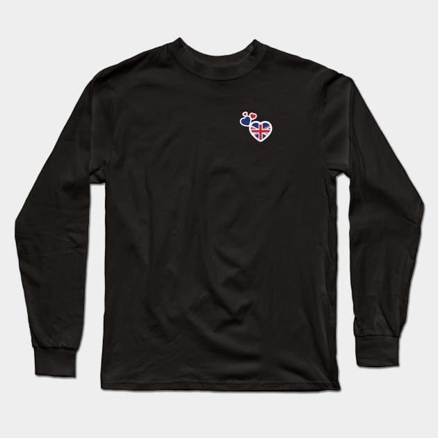 I Love The United Kingdom! Long Sleeve T-Shirt by ShirtAtlas